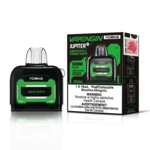 Green Apple-Vapengin Jupiter 2 Starter Kit 6500 Puffs (5 kits)